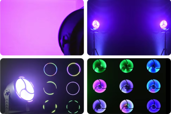 200W RGB COB LED Retro Par Light