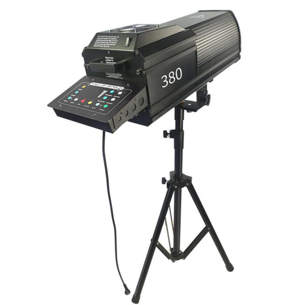 380w manual point control follow spot light
