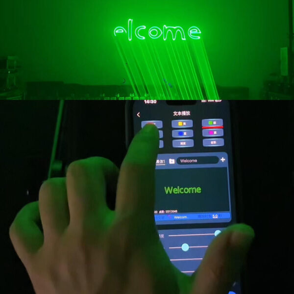 Phone Control Laser Light