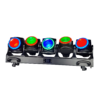 5× 120W LED Moving Head Bar Light RGBL 4in1
