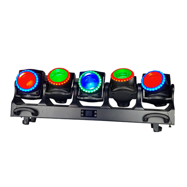 5× 120W LED Moving Head Bar Light RGBL 4in1