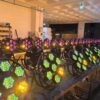 7×100W COB Round Halo Retro Stage Light