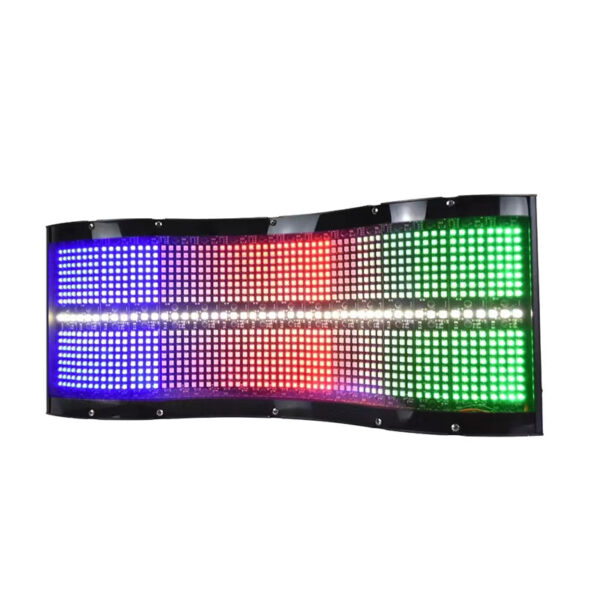 Curve Strobe Light with Pixel Effect