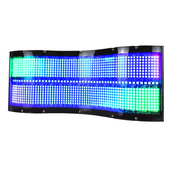 Curve Strobe Light with Pixel Effect
