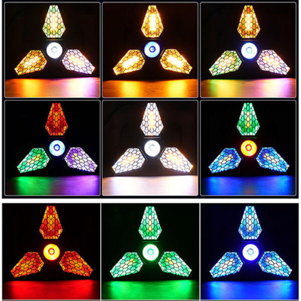 Infinite Rotation Three-leaf Retro Light