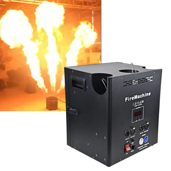 triple way DMX flame machine