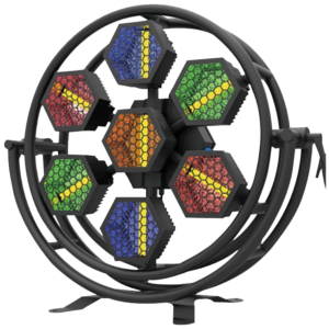 7×100W COB Round Halo Retro Stage Light